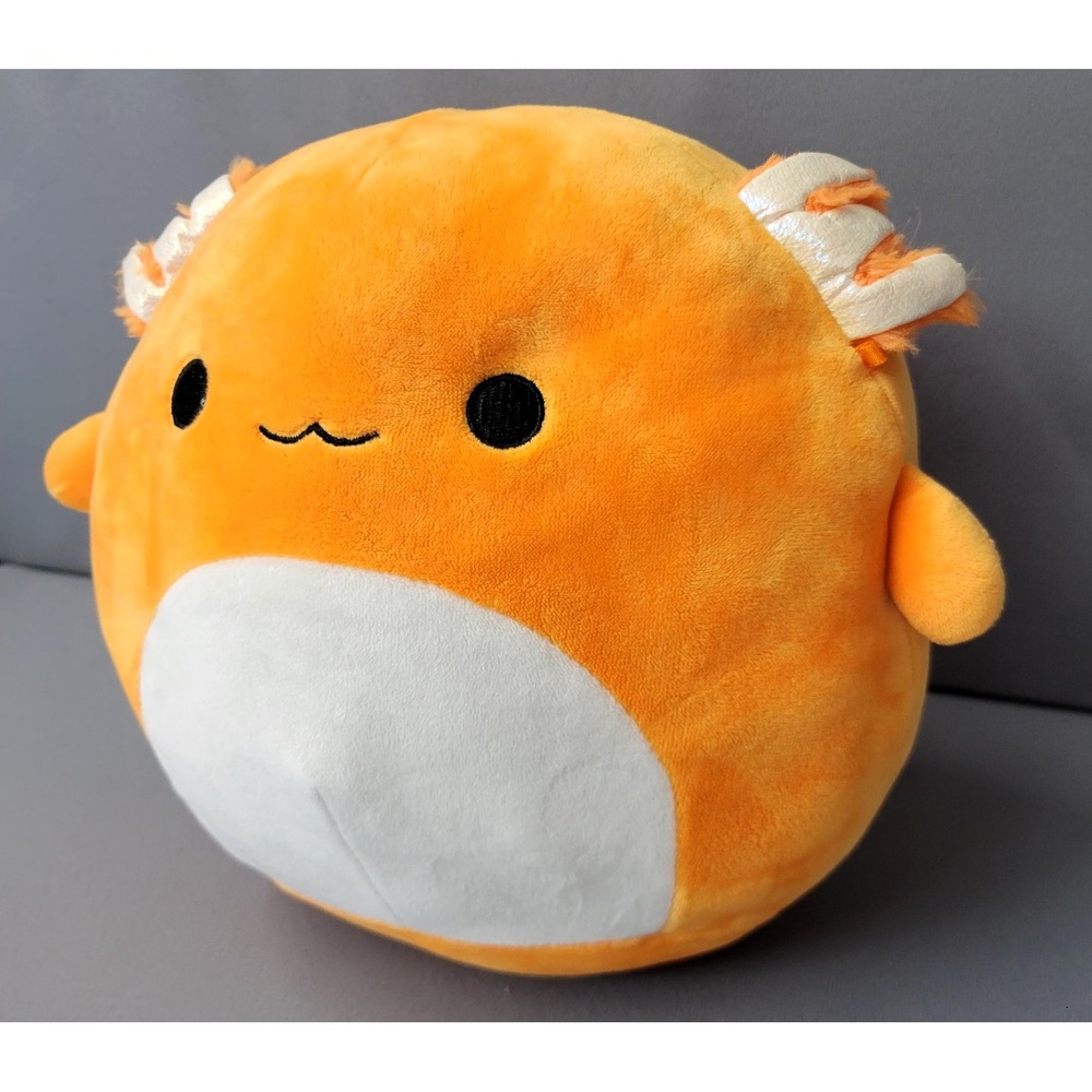 Squishmallows Axolotl Plush Orange Stuffed Animal Kellytoy Jazwares Soft Toy 9"